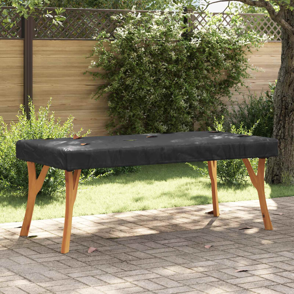 Vidaxl Table Cover Plain 182 X 102 X 15 Cm Fabric Black