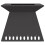 VidaXL vidaXL Fire Pit Black 60 x 60 x 50 cm Steel 5