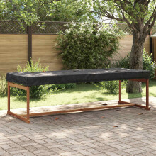 vidaXL Table Cover Plain Black 102 x 262 x 15 cm Fabric