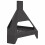 VidaXL vidaXL Fire Pit Black 50 x 43 x 52 cm Steel 2