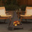 VidaXL vidaXL Fire Pit Black 50 x 43 x 52 cm Steel 4