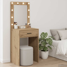 vidaXL Dressing Table Artisan Oak 50 x 41 x 135 cm Engineered Wood