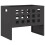 VidaXL vidaXL Fire Pit Black 50 x 30 x 40 cm Steel 5