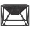VidaXL vidaXL Fire Pit Black 50 x 50 x 35 cm Steel 5