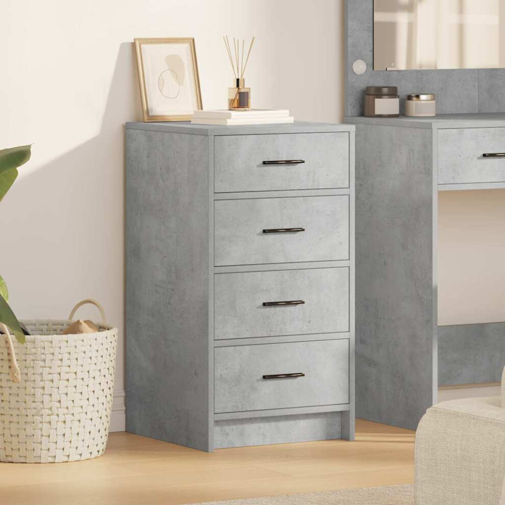 VIDAXL Sideboard - Engineered Wood - Grey - 75 cm - Image 2
