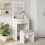 VidaXL vidaXL Dressing Table White 50 x 41 x 135 cm Engineered Wood 1