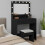 VidaXL vidaXL Dressing Table Black Oak 79 x 41 x 135 cm Engineered Wood 1