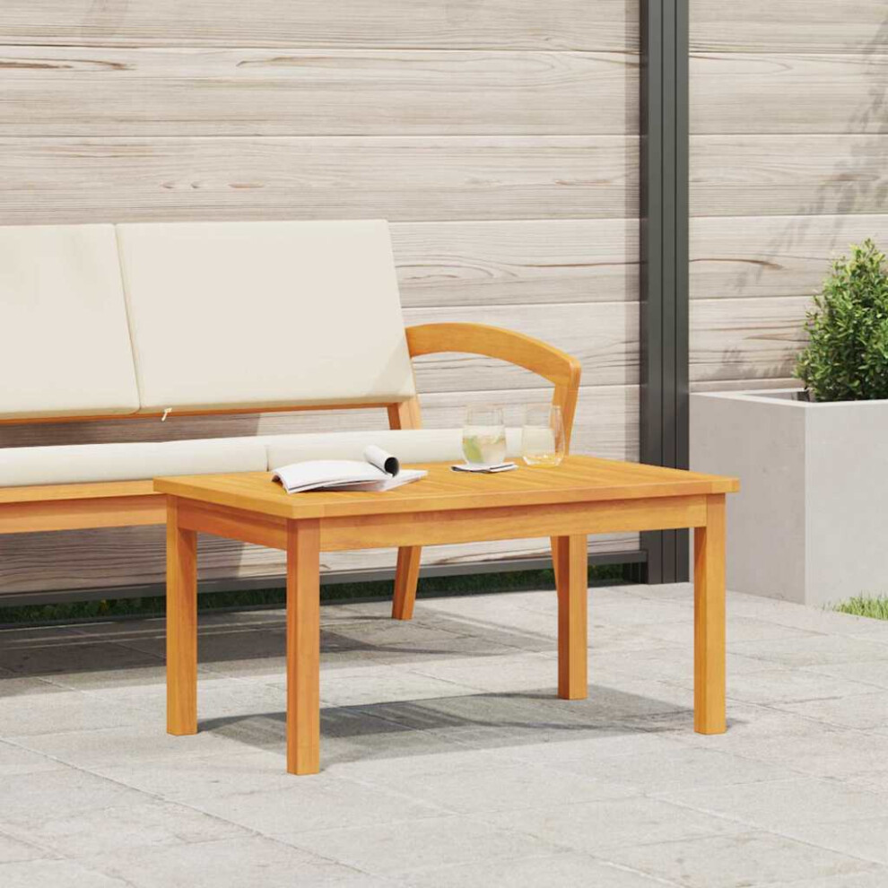 Vidaxl Coffee Table Oil Natural Solid Acacia Wood Brown