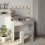 VidaXL vidaXL Dressing Table Grey Sonoma 100 x 41 x 135 cm Engineered Wood 1