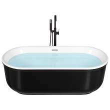 Freestanding Bathtub PINEL 1700 x 800 mm Black