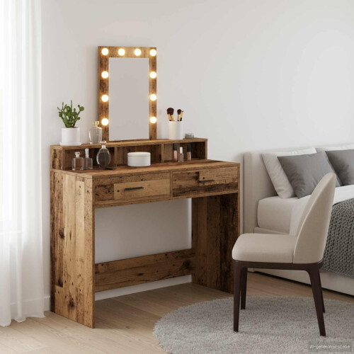VidaXL vidaXL Dressing Table Brown 100 x 41 x 140 cm Engineered Wood