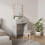 VidaXL vidaXL Dressing Table Grey 50 x 41 x 140 cm Engineered Wood 1