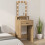 VidaXL vidaXL Dressing Table Brown 50 x 41 x 140 cm Engineered Wood 1