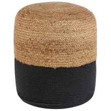 Pouffe DALAMA Jute Black