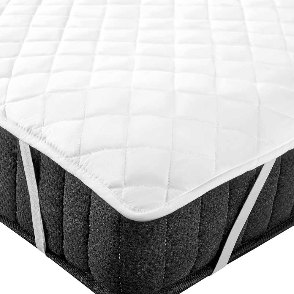 Beliani Polyester Mattress Protector Almanzor 90 X 200 Cm (Eu Single)
