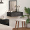 VidaXL vidaXL Dressing Table Black 60 x 40 x 70 cm Engineered Wood 1