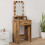 VidaXL vidaXL Dressing Table Brown 50 x 41 x 140 cm Engineered Wood 1
