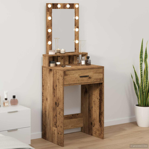 VidaXL vidaXL Dressing Table Brown 50 x 41 x 140 cm Engineered Wood