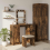 VidaXL vidaXL Dressing Table Brown 102 x 33 x 135 cm Engineered Wood 1