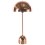 Beliani Table Lamp MACASIA Metal Copper 1