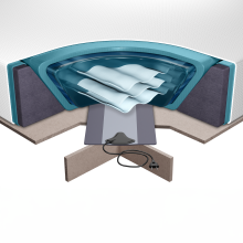 Waterbed Mattress with Accessories and Platform SOLERS 140 x 200 cm (EU Double)