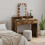 VidaXL vidaXL Dressing Table Brown 100 x 41 x 140 cm Engineered Wood 1