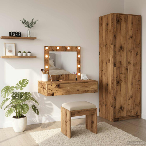 VidaXL vidaXL Dressing Table Brown 83 x 40 x 70 cm Engineered Wood