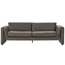 Sofa 3 Seater MAUNU Velvet Graphite Grey