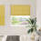 VidaXL vidaXL Rollo Gelb 150 x 160 cm Bambus 1