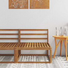 vidaXL Outdoor Middle Sofa Natural 79 x 83 x 73 cm
