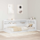 VidaXL vidaXL Storage Headboard with Shelf White 100 cm Engineered Wood 1