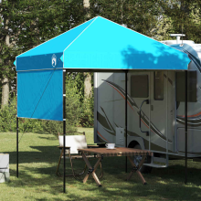 vidaXL Canopy Tent Manual Blue 194 x 194 x 251 cm Fabric