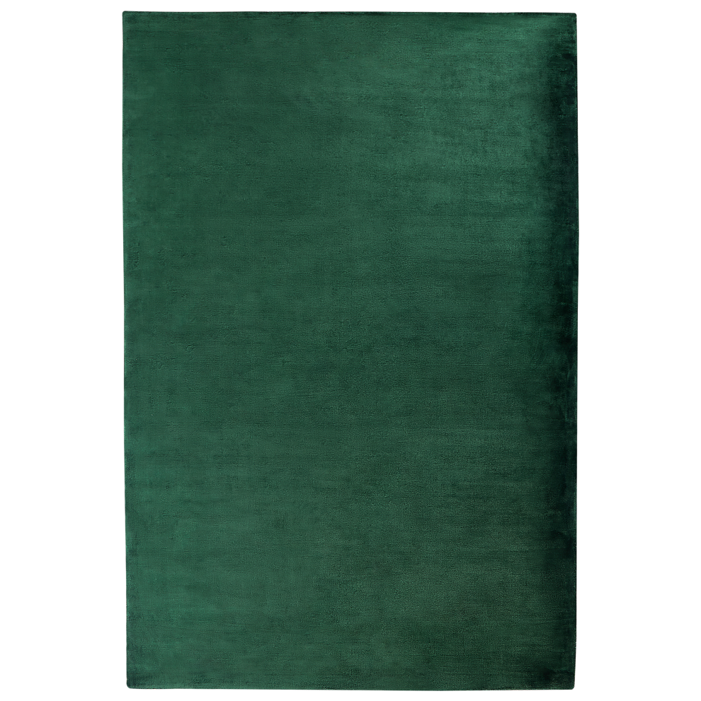 Beliani Rug Gesi Ii Dark 200 X 300 Cm Viscose Green