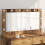 VidaXL vidaXL Vanity Mirror Rectangular with Mirror Old Wood 100 x 55 x 18 cm 1