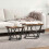 VidaXL vidaXL Side Table Set 2 pcs Smoked Oak Engineered Wood and Steel 1