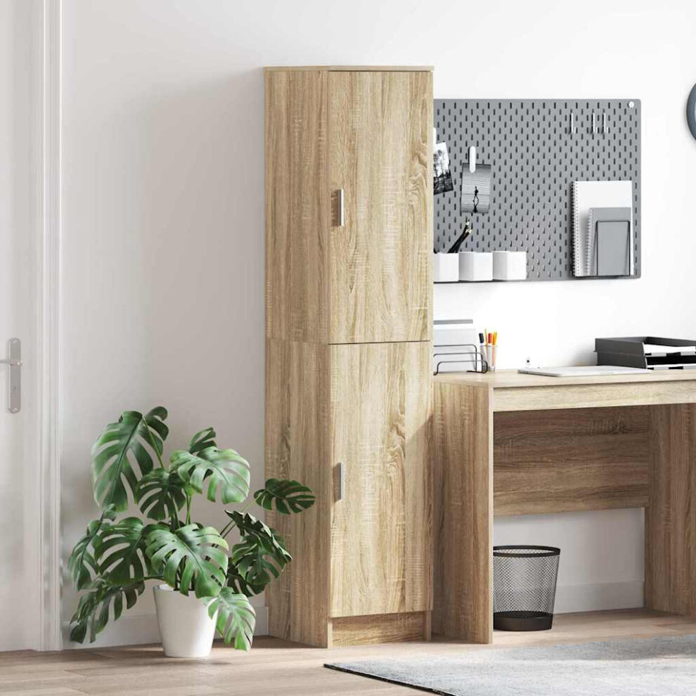 Vidaxl Highboard Sonoma Oak 35 X 39 X 168 Cm