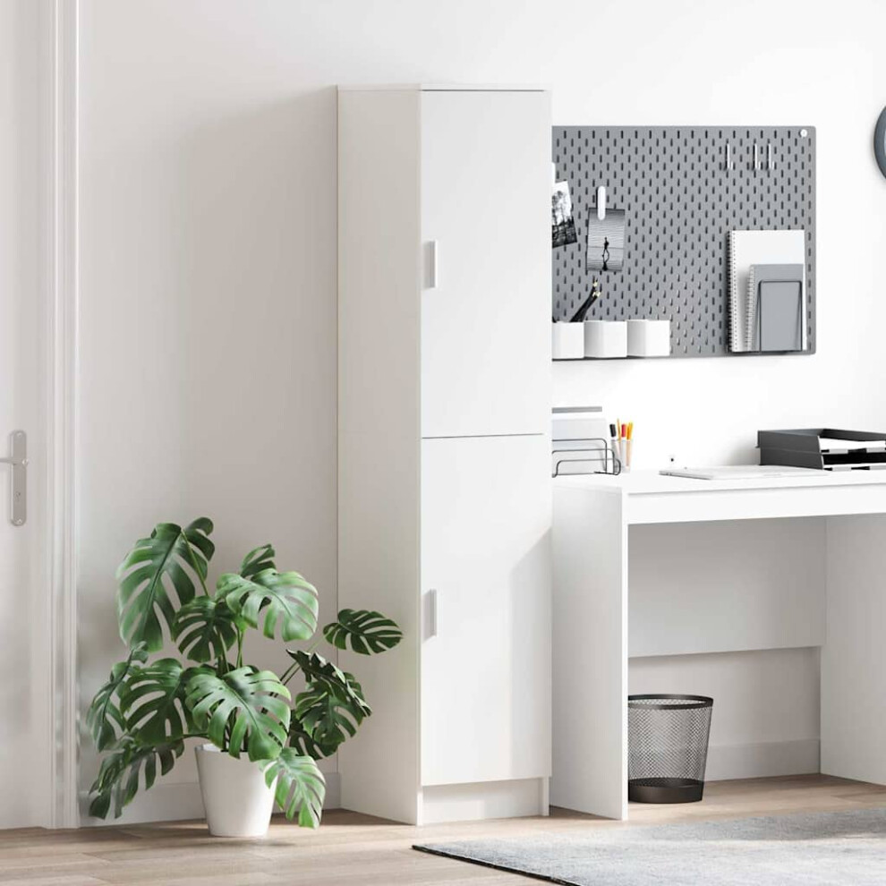 Vidaxl Highboard 35 X 39 X 168 Cm White