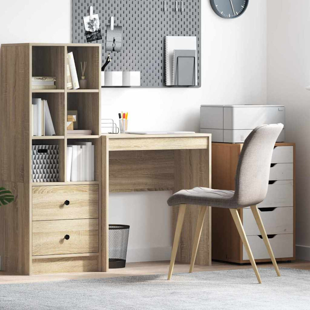 Vidaxl Desk Other Sonoma Oak 70 X 40 X 76 Cm Engineered Wood