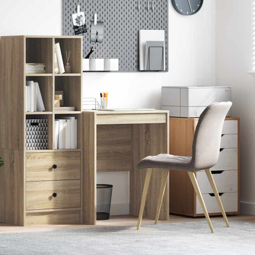 Vidaxl Desk Sonoma Oak 60 X 50 X 76 Cm