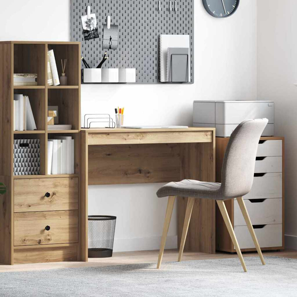 Vidaxl Desk Artisan Oak 90 X 40 X 76 Cm