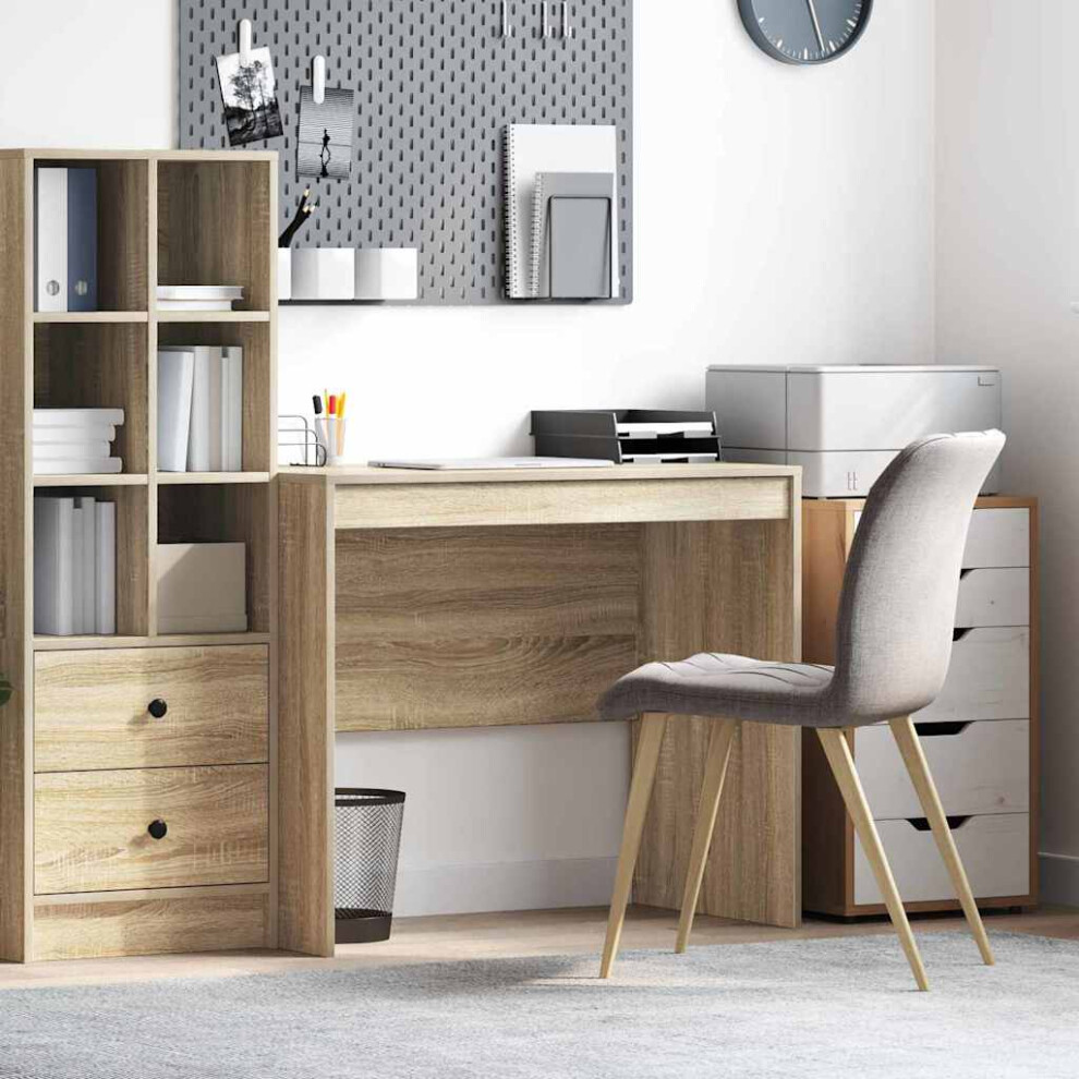 Vidaxl Desk Sonoma Oak 90 X 50 X 76 Cm