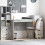 VidaXL vidaXL Desk Concrete Grey 90 x 50 x 76 cm 1