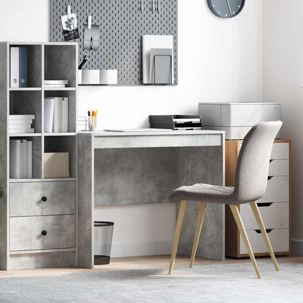 Vidaxl Desk Concrete 90 X 50 X 76 Cm Grey