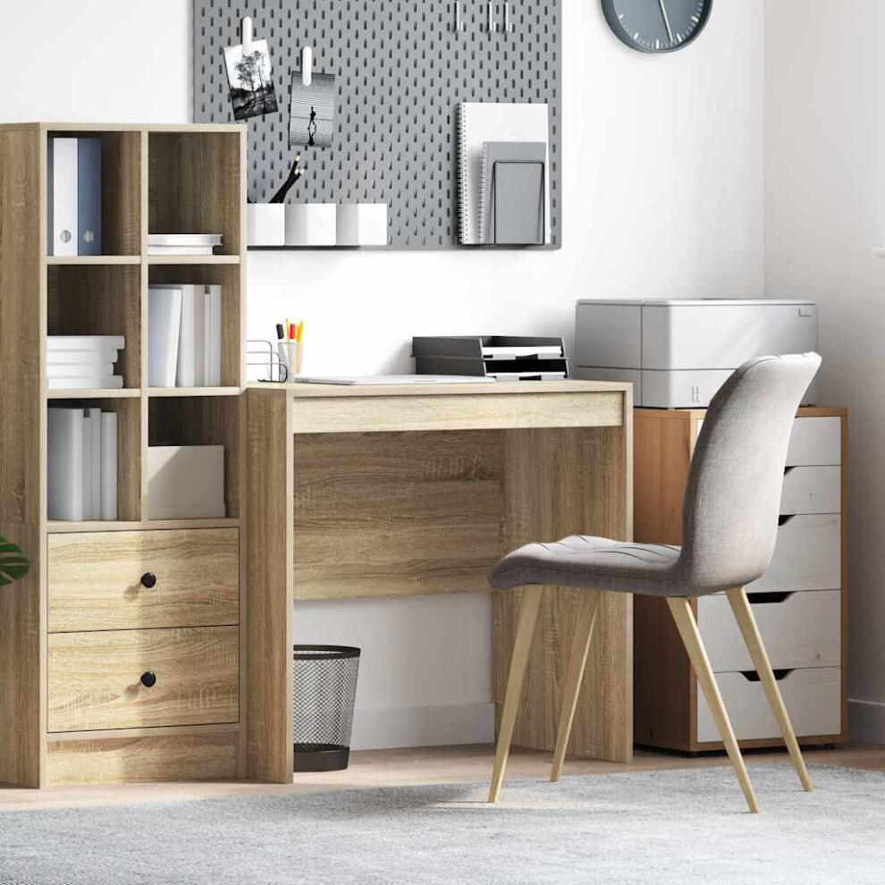 Vidaxl Desk Sonoma Oak 80 X 50 X 76 Cm