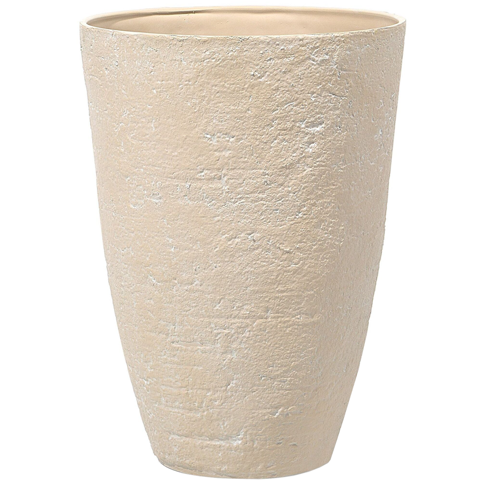 Beliani Plant Pot Camia 51 Cm Beige