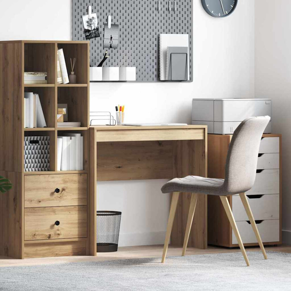 Vidaxl Desk Artisan Oak 80 X 40 X 76 Cm