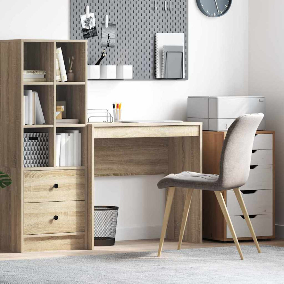 Vidaxl Desk Sonoma Oak 80 X 40 X 76 Cm