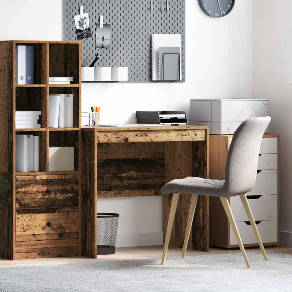 Vidaxl Desk Old Wood 80 X 50 X 76 Cm