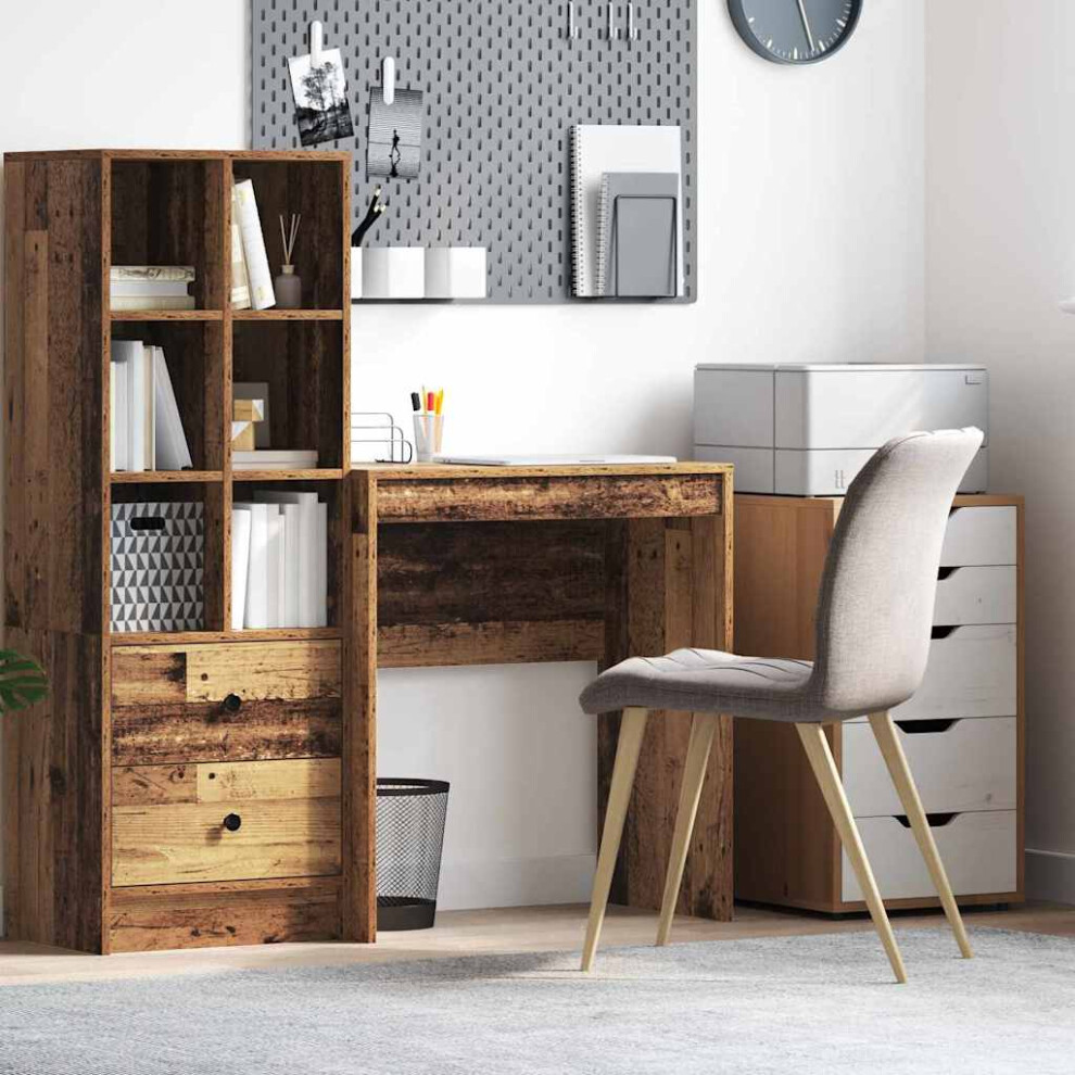 Vidaxl Desk Old Wood 70 X 40 X 76 Cm