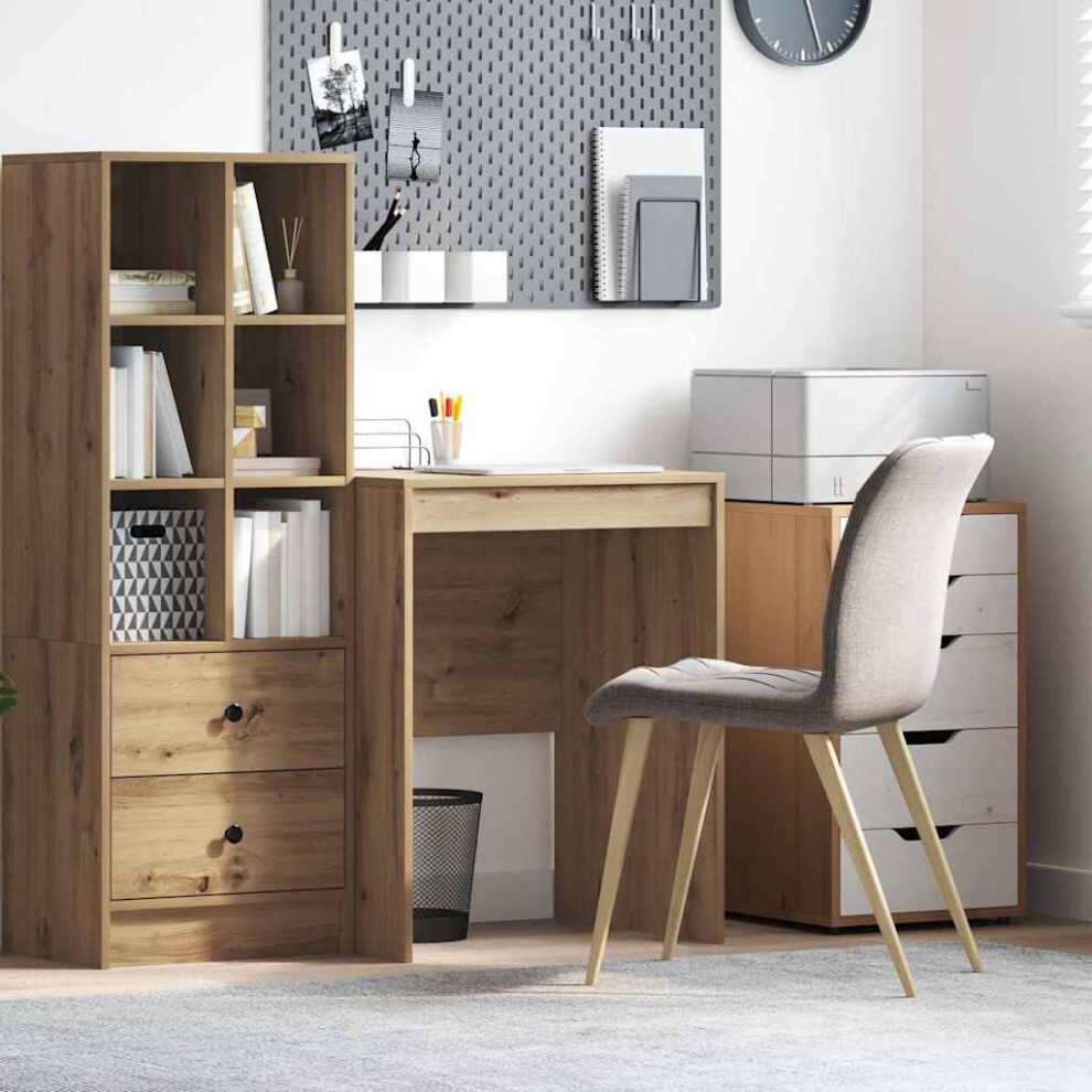 Vidaxl Desk Artisan Oak 60 X 50 X 76 Cm